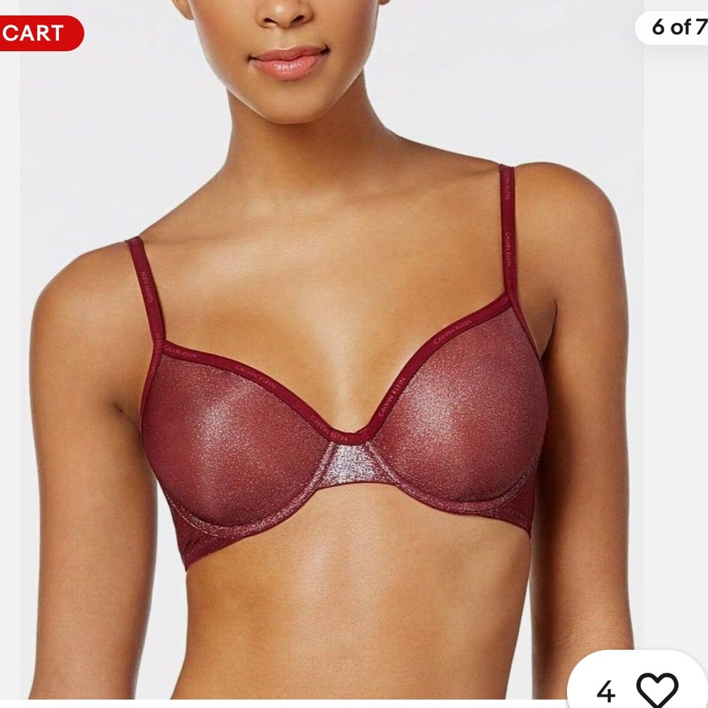 Calvin Klein Perfectly Fit Flex Lightly Lined Bra SIZE 34A